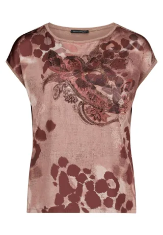 Betty Barclay - Blusenshirt Brown/Red - Gr. - 44