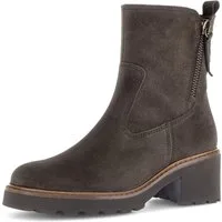 Gabor TUNIS Stiefelette, Blockabsatz, Herbstboots mit Zierreißverschluss außen, G-Weite