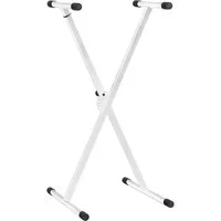 Classic Cantabile Keyboardständer - einstrebiges Keyboardstativ, 5-fach höhenverstellbar - zusammenklappbar