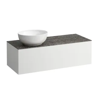 LAUFEN Waschtischunterschrank und Waschtischplatte ALESSI 500x1200x370 H4323160972601