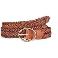 LASCANA Ledergürtel Hüftgürtel, Flechtgürtel, Anzuggürtel, Hosengürtel, Gürtel aus Leder im klassischen Look für Jeans & Kleider