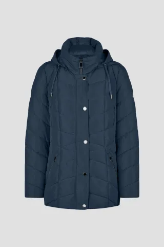Barbara Lebek - Jacke Down Free mit Kapuze navy - Gr. - 48