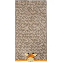 Erwin Müller Badetuch Kinder-Badetuch "Giraffe", Walk-Frottier gemustert