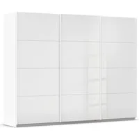 OTTO home Schwebetürenschrank Kleiderschrank Schrank Garderobe AGORDO mit Glasfront (Breiten 203/271/315/360 cm, Höhen 210/229 cm) durchdachte Innenausstattung, in 4 Breiten und 2 Höhen MADE IN GERMANY