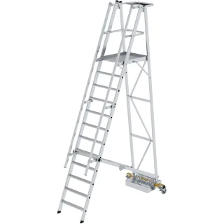 Munk Plattformleiter klappbar mit schmalem Fahrwerk - 052712