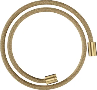 Hansgrohe Textilbrauseschlauch Axor 1250mm mit zylindrischen Muttern, brushed gold optic, 28228250 28228250