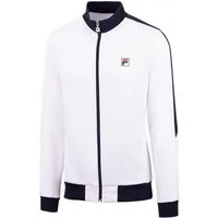 Fila Tennisjacke Manuel (Stehkragen, 100% Polyester) weiss/navy Herren