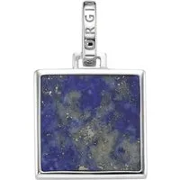 GIORGIO MARTELLO MILANO Kettenanhänger schwarzer Achat, Tigerauge oder Lapis Silber 925