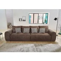 Jockenhöfer Gruppe Big-Sofa Moldau, B. 306 cm, mit Federkernpolsterung, Liegefläche 120x240 cm, Mega-Sofa, mit 4 Zierkissen & Federkern