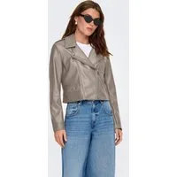 ONLY Lederimitatjacke ONLCARMEN FAUX LEATHER BIKER CC OTW mit asymmetrischem Reißverschluss