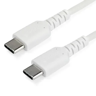 StarTech.com 1m USB-C Ladekabel | rusb2cc1mw | Langlebiges USB 2.0 Typ C zu USB C Datenübertragungs-/Schnellladek