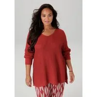 Aniston PLUS Strickpullover im dezenten Ajour-Strickmuster