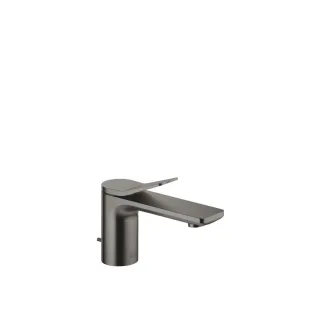 Dornbracht Waschtisch-Armatur mit Ablaufgarnitur LISSE 33500845 Dark Platinum gebürstet, 33500845-99 33500845-99