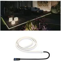 Paulmann LED Gartenstrahler Plug & Shine Stripe Smooth Einzelstripe IP68 3000K Weiß, LED fest integriert, Warmweiß