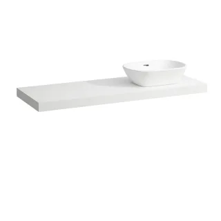 Laufen Waschtisch-Platte LANI 495x1370x65 mit Aussschnitt rechts H4046831122601