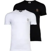 Versace T-Shirt Herren T-Shirt 2er Pack Baumwolle (Packung, 2er Pack)