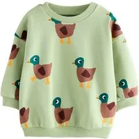 Next Sweater Sweatshirt mit Rundhalsausschnitt aus Baumwolle (1-tlg)