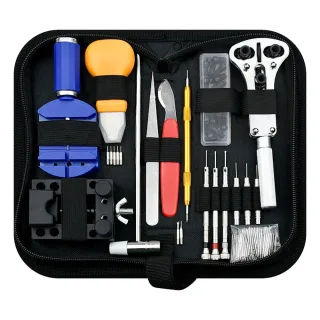 147pcs Watch Repair Tool Kit Watch Link Pin Remover Shell Opener Spring Bar Remover Clock Battery Replacement Strap Need