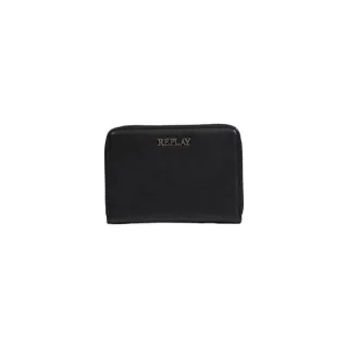 Reißverschluss-Wallet Schwarz
