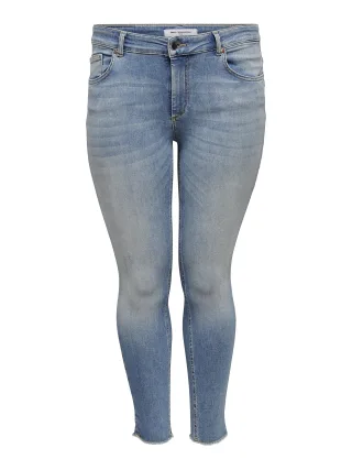 ONLY CARMAKOMA - CARWILLY REG SK ANK DNM REA1467 NOOS Light Blue Denim - Gr. - 30