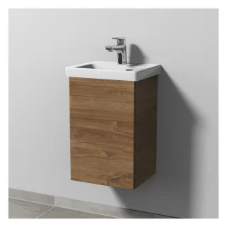 Sanipa 3way Waschtischunterbau zu Villeroy & Boch Subway 3.0 Waschtisch mit 1 Tür, Eiche-Kansas SM84059