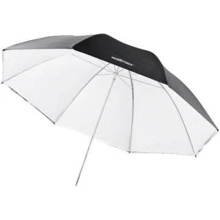 Walimex 2in1 Reflex-& Durchlichtschirm weiß, 109cm