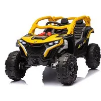 BoGi Elektro-Kinderauto Kinderfahrzeug 12V mit Schaukelfunktion, Musik & LED, Fahrspaß für Kinder mit Stil – Kinder-Buggy BJDL5188