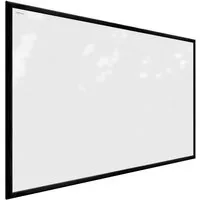 ALLboards Tafel Magnetisches Whiteboard mit schwarzen Holzrahmen 90x60cm