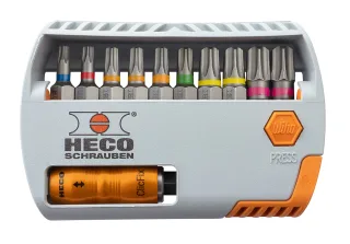 HECO Bit-Selector, HECO Drive, mit Farbkodierung 11-tlg. - 58561