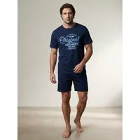 Henry Terre Shorty Pyjama Set Kurz - Original Authentic Nightwear