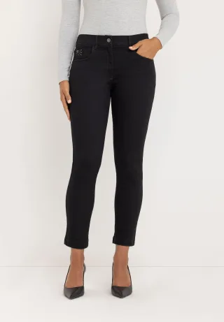 Twigie Slim-Jeans | Schwarz-Schwarz