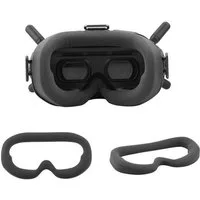 Wigento Für DJI FPV Goggles V2 Silikon Eyecups Augenschutz Dunkelgrau Zubehör Drohne