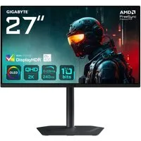 Gigabyte MO27Q2 LED-Monitor (67,8 cm/27 ", 2560 x 1440 px, QHD, 0,03 ms Reaktionszeit, 240 Hz, dreh-, neig-,schwenk-, höhenverstellbar, Lautsprecher)