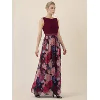 Apart Abendkleid mit Spitzenoberteil & Blumenrock