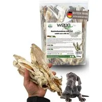 WEPO Kaninchenohren mit Fell - Hasenohren - Hunde Leckerli Kaninchen, BARF für: Hunde, Katzen, Premium BARF-Snack!