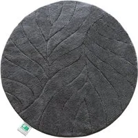Floordirekt Badematte Maris, ausfranssicher, verschiedene Farben, aus weicher Mikrofaser, Höhe 30 mm, rutschhemmend beschichtet, fusselfrei, Polyester, Rund, 120cm Durchmesser, für Fußbodenheizung geeignet