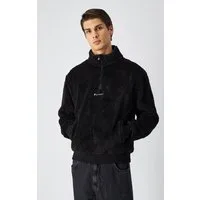 Champion Fleecepullover Polar Half Zip Top mit Halbreißverschluss, aus Polyester und Baumwolle
