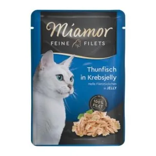 Miamor Feine Filets in Jelly Thunfisch in Krebsjelly 48x100 g