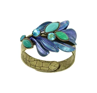 konplott - Ring - Crystal Corals blau/grün