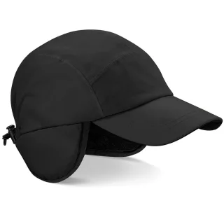 Beechfield Unisex Mountain Waterproof & Breathable Baseball Cap (Schwarz)