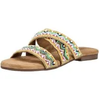 Lazamani Lazamani Pantoletten Leder/Textil Pantolette