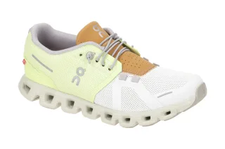 ON Cloud 5 Damen Sportschuhe Sneaker 59.98362 Grau hay/ice atmungsaktiv feder...