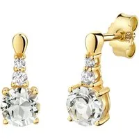 Firetti Paar Ohrstecker Schmuck Geschenk Gold 333 Ohrschmuck Ohrringe, mit Amethyst