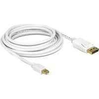 Adapterkabel mini-DisplayPort > DisplayPort weiß, 2 Meter