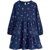 Next Jerseykleid Langärmeliges Jerseykleid in Knitteroptik (1-tlg)