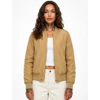urbandreamz Bomberjacke Damen leichte Bomberjacke Jacke Sommer Frühling Übergangsjacke Seitentaschen, wasserabweisend, waffelartige seitliche Einsätze