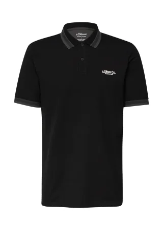 s.Oliver - Polo-Shirt schwarz - Gr. - L