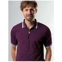Trigema Poloshirt TRIGEMA Poloshirt mit Reißverschluss (1-tlg)