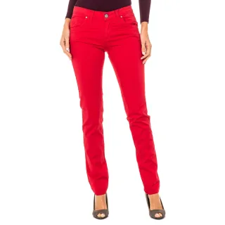 Elastische Stretch-Hose mit schmal geschnittenem Saum LWT006 woman