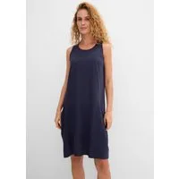 bonprix Jerseykleid für den Alltag, ärmellos, aus Baumwolle, in A-Linie, mit Taschen